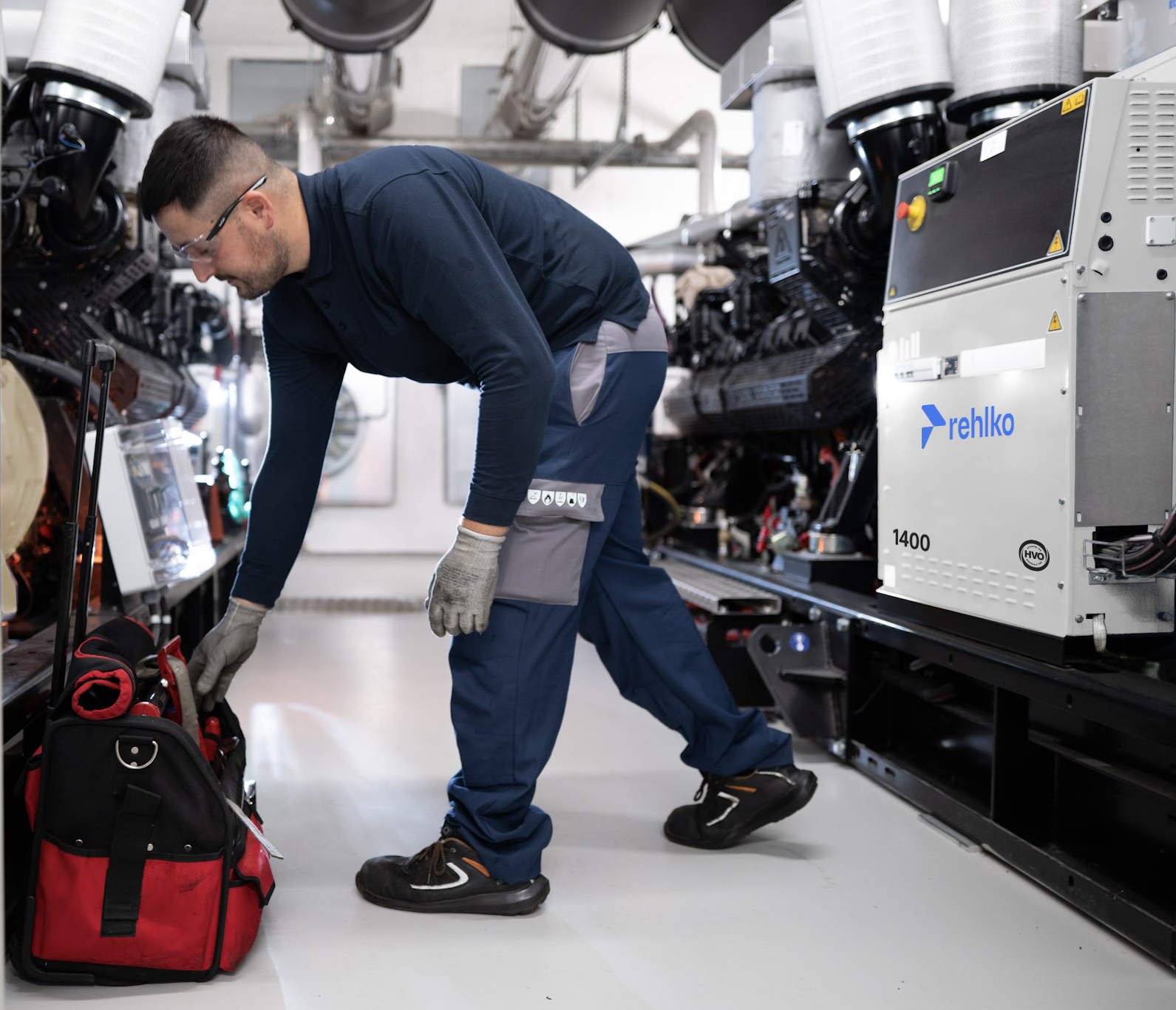 Alghanem Group Amman warehouse with ready-stock diesel generators